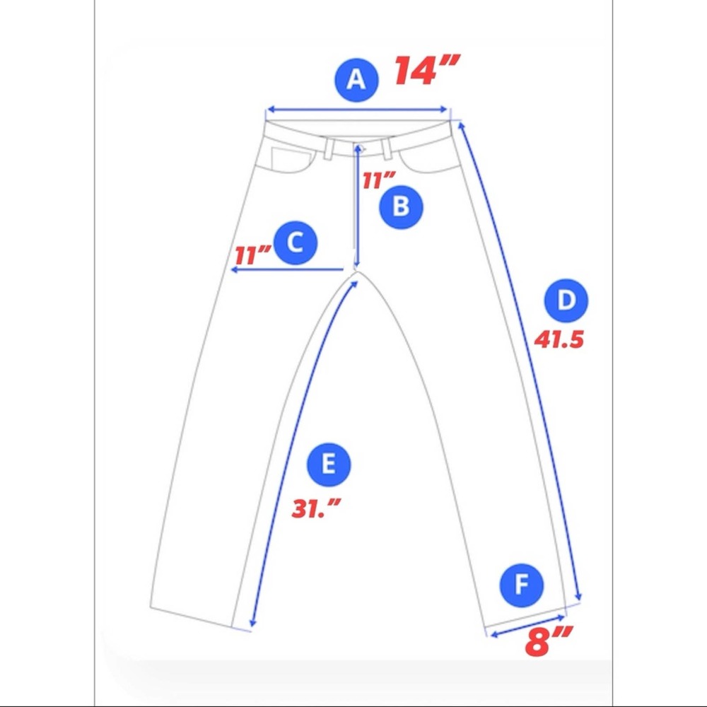 Rag City Blues Vintage Acid Wash Jeans - Picture 2 of 8